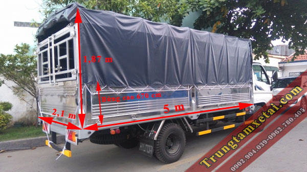 Kích thước thùng xe tải Hyundai HD99 6T5 Đô Thành-trungtamxetai.com