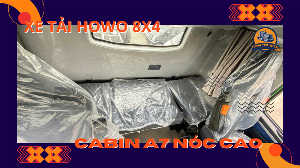 cabin-noi-that-trong-xe-tai-4-chan-howo-8x4-euro-5-ga-dien-tmt-gia-re-cabin-A7-noc-cao-trungtamxetai.com